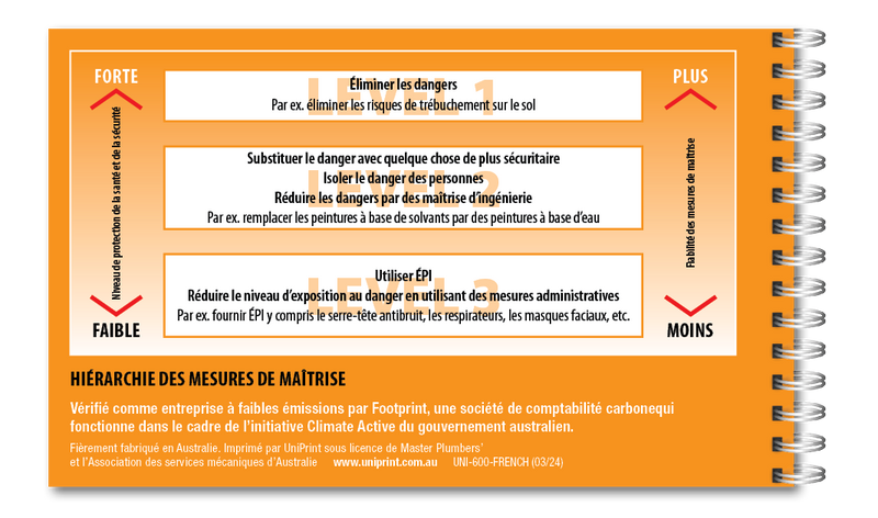 Take 5 Uniprint Safety Books (FRENCH)