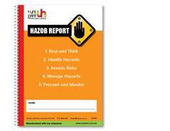 Hazard Report Uniprint Book