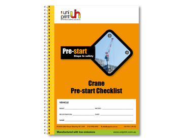 Uniprint-Checklistenbuch vor dem Start - 0