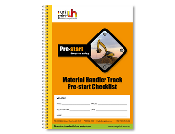 Uniprint-Checklistenbuch vor dem Start - 0