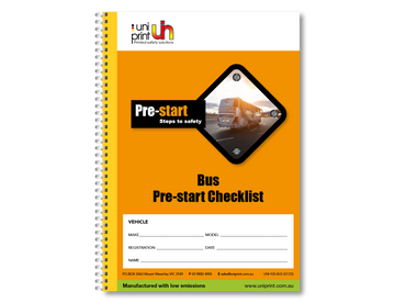 Uniprint-Checklistenbuch vor dem Start - 0