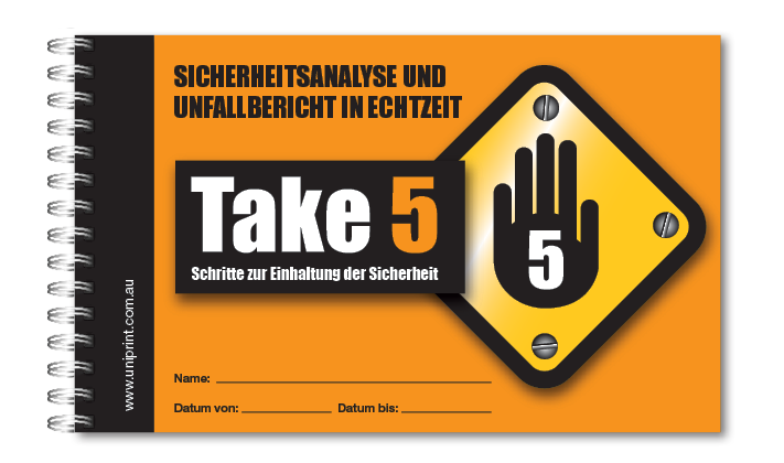 Take 5 Uniprint Safety Books (GERMAN)