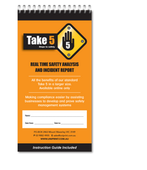 Take 5 Uniprint Safety Books <b><br>(LARGE)</b>