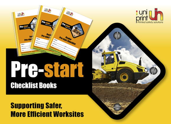 Pre-start Checklist Books - Supporting Safer,  More Efficient Worksites