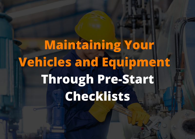 benefits of a pre-start checklist