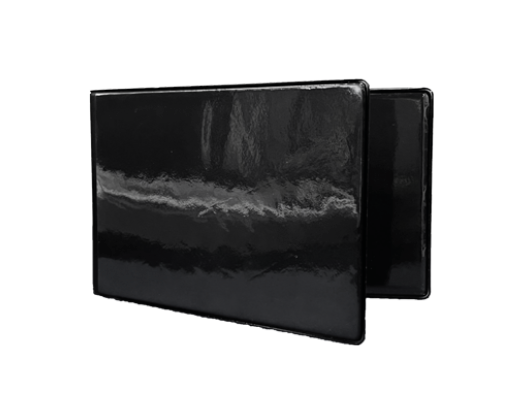 Harte schwarze PVC-Abdeckungen - Nehmen Sie 5 (leer)