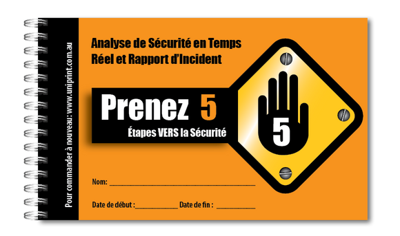 Take 5 Uniprint Safety Books (FRENCH)
