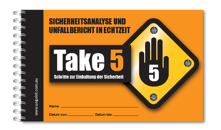 Take 5 Uniprint 安全书籍（德语）