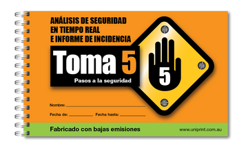 Take 5 Uniprint Safety Books (SPANISH)