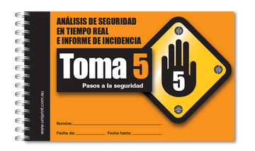 Take 5 Uniprint Safety Books (SPANISH)