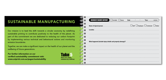 รับหนังสือความปลอดภัย Uniprint 5 เล่ม