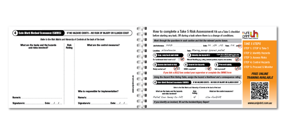 รับหนังสือความปลอดภัย Uniprint 5 เล่ม <b><br>(กระดาษหินกันน้ำ)</b>