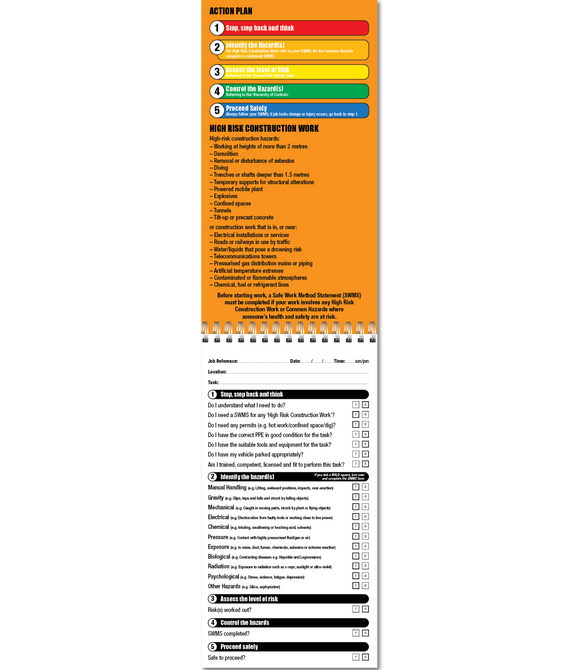 Take 5 Uniprint Safety Books (LARGE)