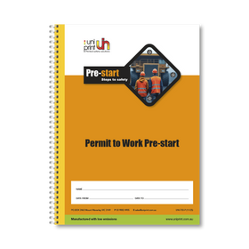 Uniprint-Checklistenbuch vor dem Start