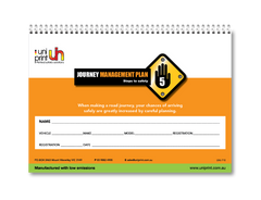 Journey Management Plan Uniprint Checklist Book