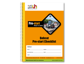 Livre de contrôle de pré-démarrage Uniprint - 0