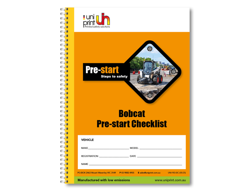 Bobcat Pre-start Checklist