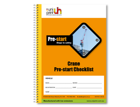 Livre de contrôle de pré-démarrage Uniprint - 0