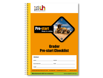 Grader Pre-start Checklist - 0