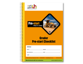 Libro de lista de verificación de Uniprint previo al inicio - 0