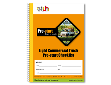 Light Commercial Truck Pre-start Checklist - 0