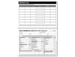 Light Commercial Truck Pre-start Checklist