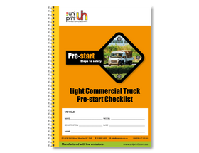 Libro de lista de verificación de Uniprint previo al inicio - 0