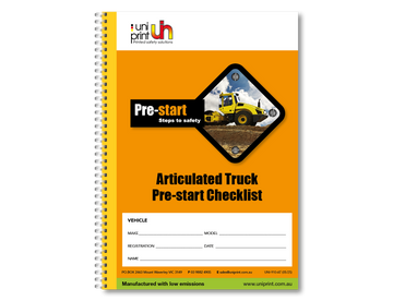 Articulated Truck Pre-start Checklist - 0