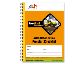 Libro de lista de verificación de Uniprint previo al inicio - 0