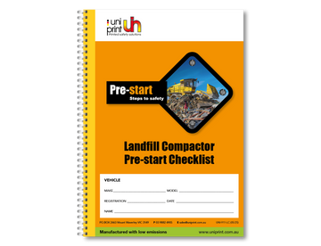 Landfill Compactor Pre-start Checklist - 0