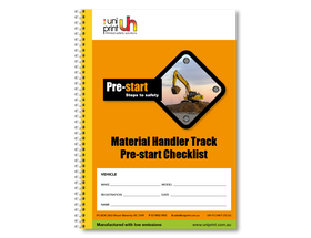Libro de lista de verificación de Uniprint previo al inicio - 0