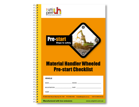 Libro de lista de verificación de Uniprint previo al inicio - 0