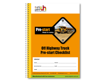 Off Highway Truck Pre-start Checklist - 0