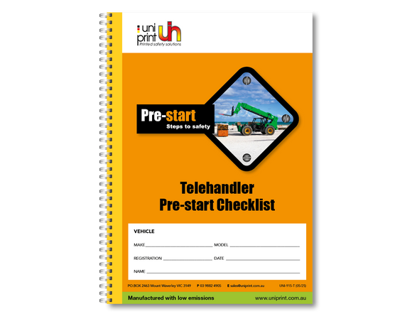 Telehandler Pre-start Checklist