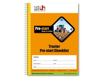 Tractor Pre-start Checklist - 0