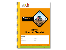 Libro de lista de verificación de Uniprint previo al inicio - 0