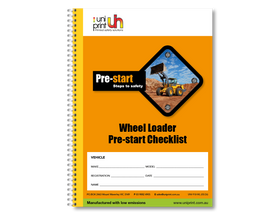 Libro de lista de verificación de Uniprint previo al inicio - 0