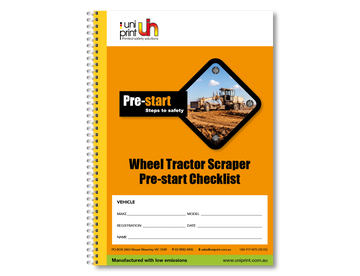 Wheel Tractor Scraper Pre-start Checklist - 0