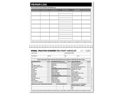 Wheel Tractor Scraper Pre-start Checklist