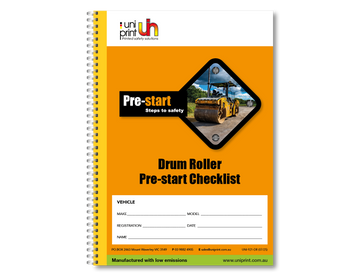 Drum Roller Pre-start Checklist - 0