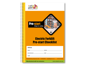 Libro de lista de verificación de Uniprint previo al inicio - 0