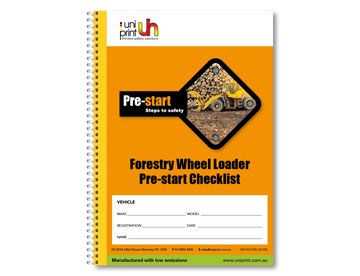 Forestry Wheel Loader Pre-start Checklist - 0