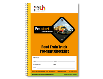 Road Train Truck Pre-start Checklist - 0