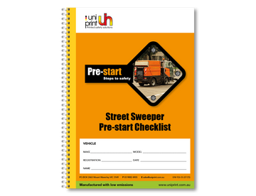 Street Sweeper Pre-start Checklist - 0