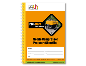 Libro de lista de verificación de Uniprint previo al inicio - 0