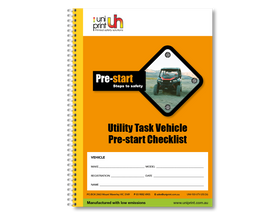 Libro de lista de verificación de Uniprint previo al inicio - 0