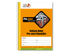 Vehicle Hoist Pre-start Checklist