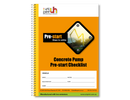 Concrete Pump Pre-start Checklist-2