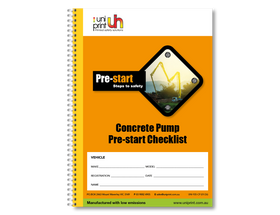 Concrete Pump Pre-start Checklist - 0