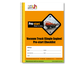 Vacuum Truck (Single Engine) Pre-start Checklist - 0